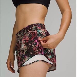 Lululemon Hotty Hot Stencil Blossom Red Multi/Sheer Blue